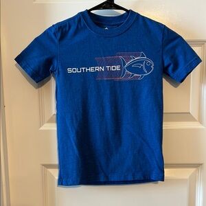 Southern Tide Kids Blue Graphic T-Shirt